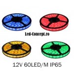 Banda LED 3528 60 SMD Color Silicon